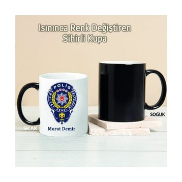 Pi İthalat Pi190 Polis Kişiye Özel Sihirli Kupa