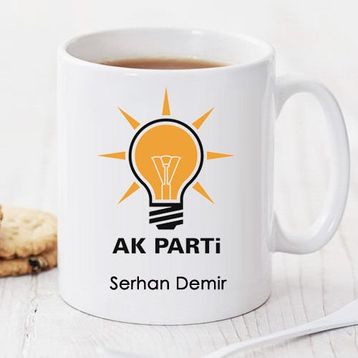 Pi İthalat Pi197 Ak Parti Kişiye Özel Sihirli Kupa