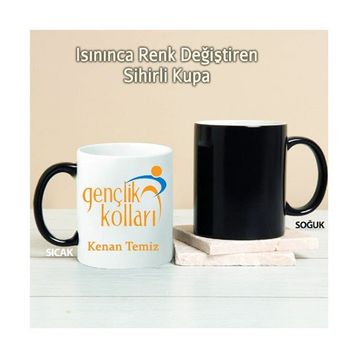 Pi İthalat Pi200 Ak Parti Gençlik Kolları Kişiye Özel Sihirli Kupa