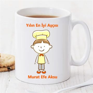Pi İthalat Pi79 Yılın En İyi Aşçısı Kişiye Özel Sihirli Kupa