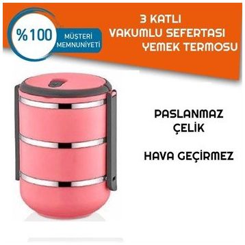 Pi İthalat Saklama Kabı Çelik Sefer Tası Yemek Termosu