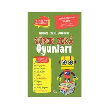 Pia Çocuk Yayınları Zeka Geliştirme Kitapları Süper Zeka Oyunları 3.Sınıf