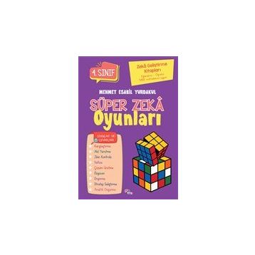 Pia Çocuk Yayınları Zeka Geliştirme Kitapları Süper Zeka Oyunları 4.Sınıf