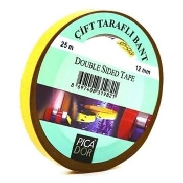 Picador 12Mm x 25M Çift Taraflı Bant