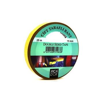 Picador 15 mm 25 m Çift Taraflı Bant