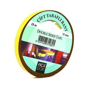 Picador 4101 25x12 mm Çift Taraflı Bant