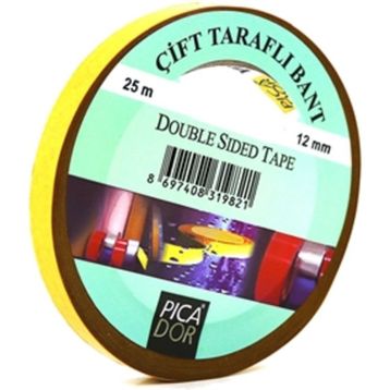 Picador 4101 25x12 mm Çift Taraflı Bant