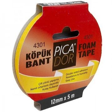 Picador 855 Mic. Askılı 12x5 m Çift Taraflı Köpük Bant