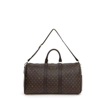 Pierre Cardin 04PC001207-B Kahve Monogram Unisex Seyahat Çantası