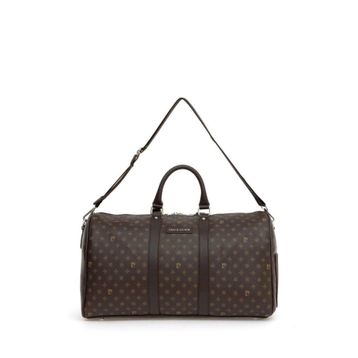 Pierre Cardin 04PC001207-B Kahve Monogram Unisex Seyahat Çantası