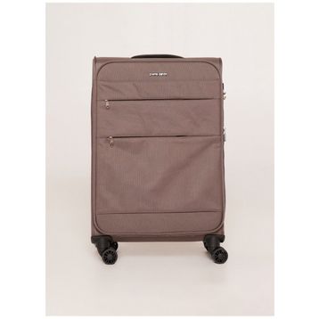 Pierre Cardin 04PC4200-02-KH Kahve Çekçekli Kumaş Valiz