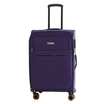 Pierre Cardin 04PC6000-03-MR Mor Çekçekli Kumaş Valiz