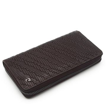 Pierre Cardin 11056K2R Örgü Kahve Deri Unisex Cüzdan