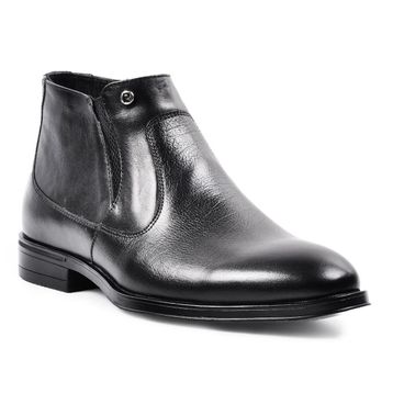 Pierre Cardin 1196063 Siyah Deri Erkek Klasik Bot