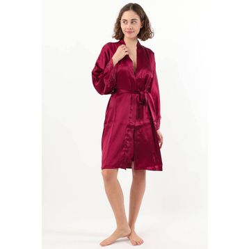 Pierre Cardin 13167 Saten Kadın Gecelik Sabahlık Takım