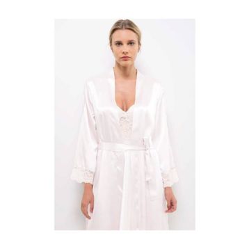 Pierre Cardin 13784 Saten Kadın Gecelik Sabahlık Takım