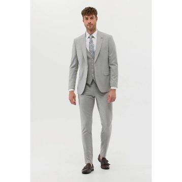 Pierre Cardin 1603648 Gri Erkek Ekstra Slim Fit Yelekli Takım Elbise