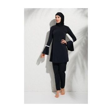 Pierre Cardin 191934 Uzun Kollu Kolu Volanlı Tesettür Mayo