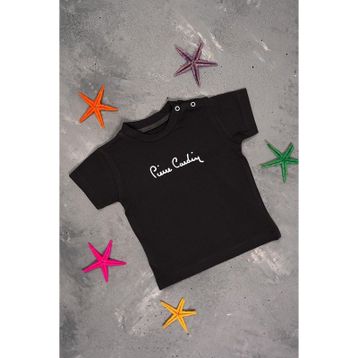 Pierre Cardin 302628 Bej Erkek Bebek Çıtçıtlı Kısa Kol Tişört