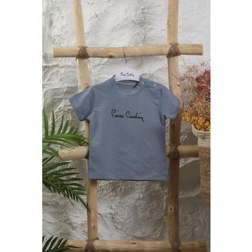 Pierre Cardin 302628 Çıtçıtlı Kısa Kol Erkek Bebek Tişört