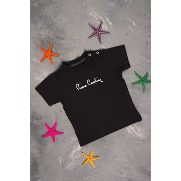 Pierre Cardin 302628 Turkuaz Erkek Bebek Çıtçıtlı Kısa Kol Tişört