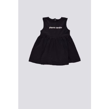 Pierre Cardin 303401 Baskılı Interlok Yazlık Lacivert Elbise