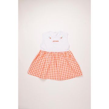 Pierre Cardin 303406 Çıtçıtlı Kız Çocuk Dokuma Elbise