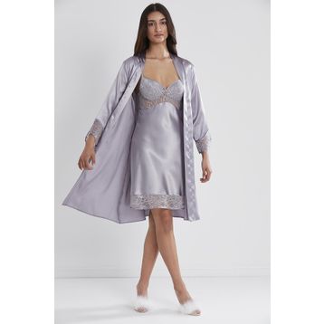 Pierre Cardin 4075 Royal 2'li Balensiz Kaplı Gecelik Sabahlık