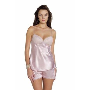 Pierre Cardin 415 Saten Şortlu Pijama Takımı