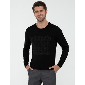 Pierre Cardin 50241396-VR046 Siyah Erkek Kazak