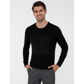 Pierre Cardin 50241396-VR046 Siyah Erkek Kazak