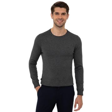 Pierre Cardin 50248582-VR086 Gri Melanj Erkek Kazak