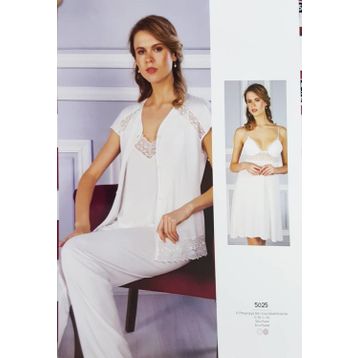 Pierre Cardin 5025 6'lı Modal Gecelik Sabahlık Çeyiz Seti