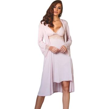 Pierre Cardin 5025 6'lı Modal Gecelik Sabahlık Çeyiz Seti