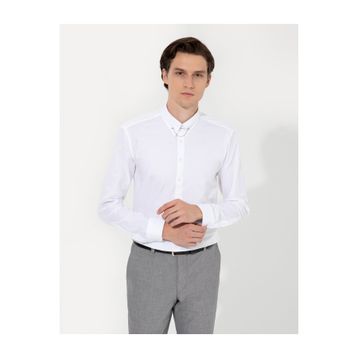 Pierre Cardin 50251106-VR013 Beyaz Erkek Smokin Gömleği
