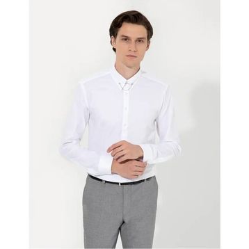 Pierre Cardin 50251106-VR013 Beyaz Erkek Smokin Gömleği