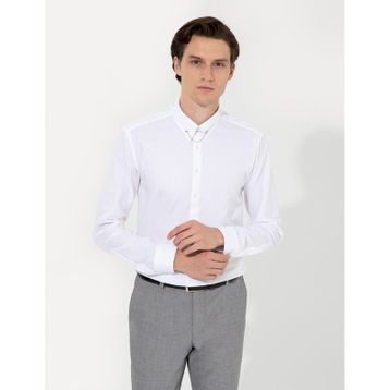 Pierre Cardin 50251106-VR013 Beyaz Erkek Smokin Gömleği