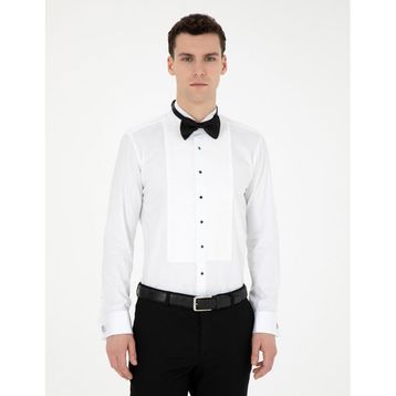 Pierre Cardin 50256425-VR013 Beyaz Erkek Gömlek