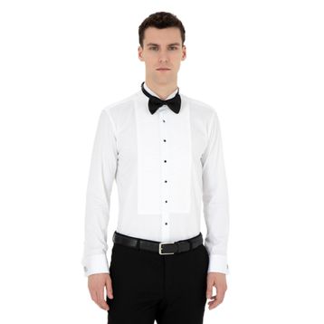 Pierre Cardin 50256425-VR013 Beyaz Erkek Gömlek