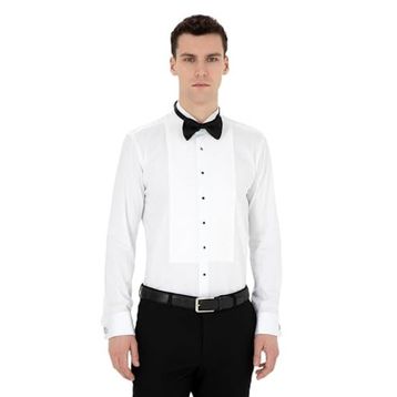 Pierre Cardin 50256425-VR013 Beyaz Erkek Gömlek