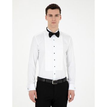 Pierre Cardin 50256425-VR013 Beyaz Erkek Gömlek