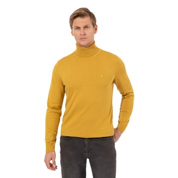 Pierre Cardin 50257158-VR072 Hardal Erkek Kazak
