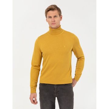 Pierre Cardin 50257158-VR072 Hardal Erkek Kazak