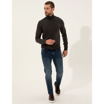 Pierre Cardin 50257158-VR086 Gri Melanj Erkek Kazak