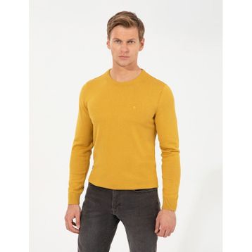 Pierre Cardin 50257290-VR072 Hardal Erkek Kazak