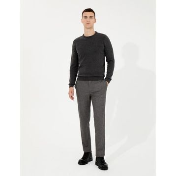 Pierre Cardin 50257290-VR086 Gri Melanj Erkek Kazak