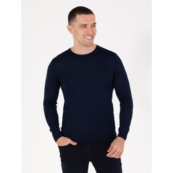 Pierre Cardin 50257301-VR033 Lacivert Erkek Kazak