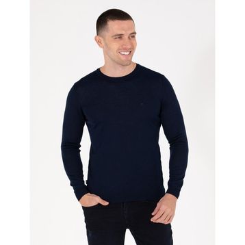 Pierre Cardin 50257301-VR033 Lacivert Erkek Kazak