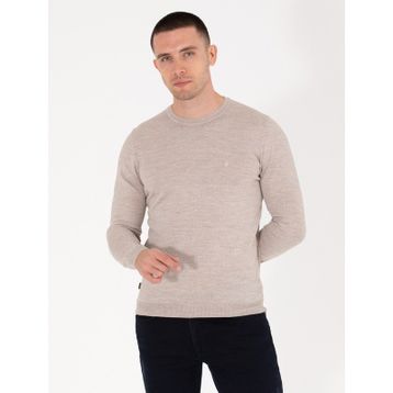 Pierre Cardin 50257301-VR049 Taş Erkek Kazak