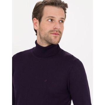 Pierre Cardin 50257302-VR038 Mor Erkek Kazak